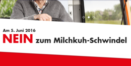 Nein zum Milchkuh-Schwindel